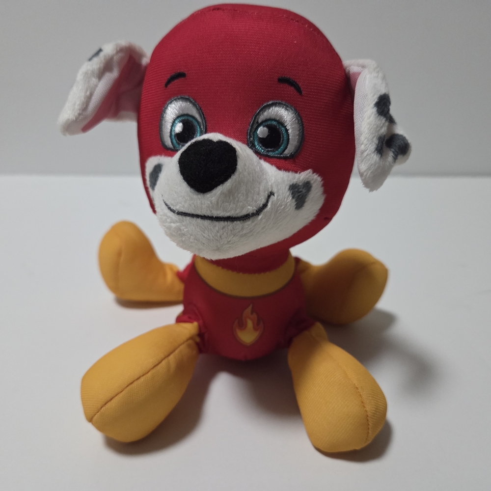 Paw Patrol Super Pups Marshall Plush Stuffed Animal Toy Red Fire Dog Cape